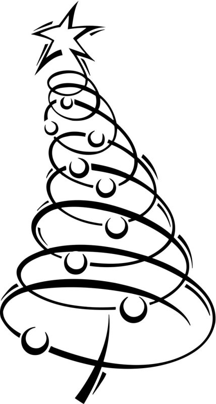 Новогодние контуры