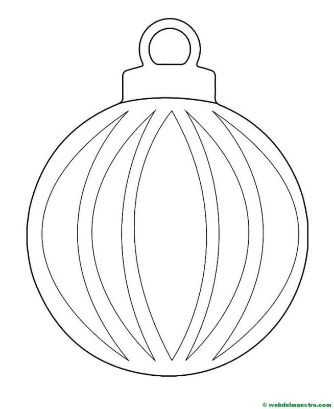 Новогодние шары для вырезания