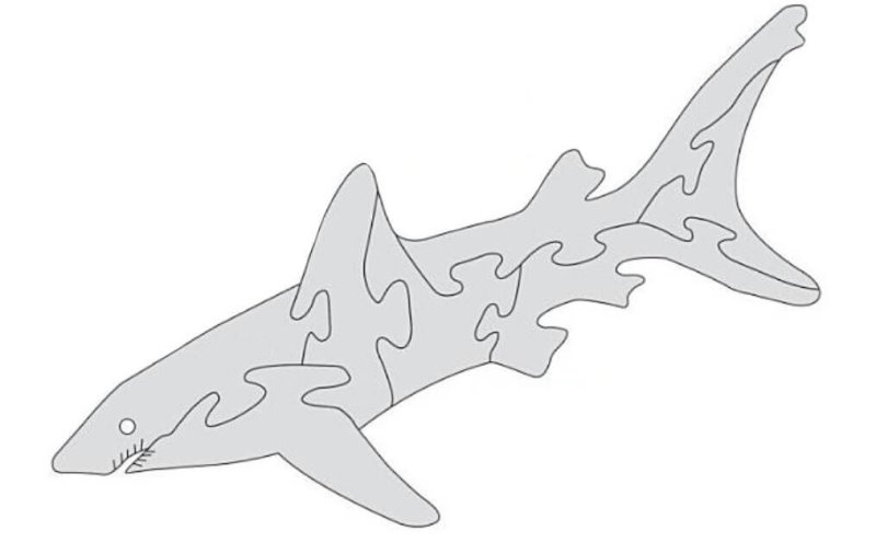 Макеты пазлов из дерева