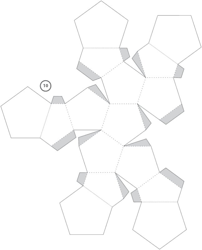 Развертка снеговика из бумаги