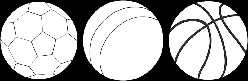 Мяч раскраска для детей