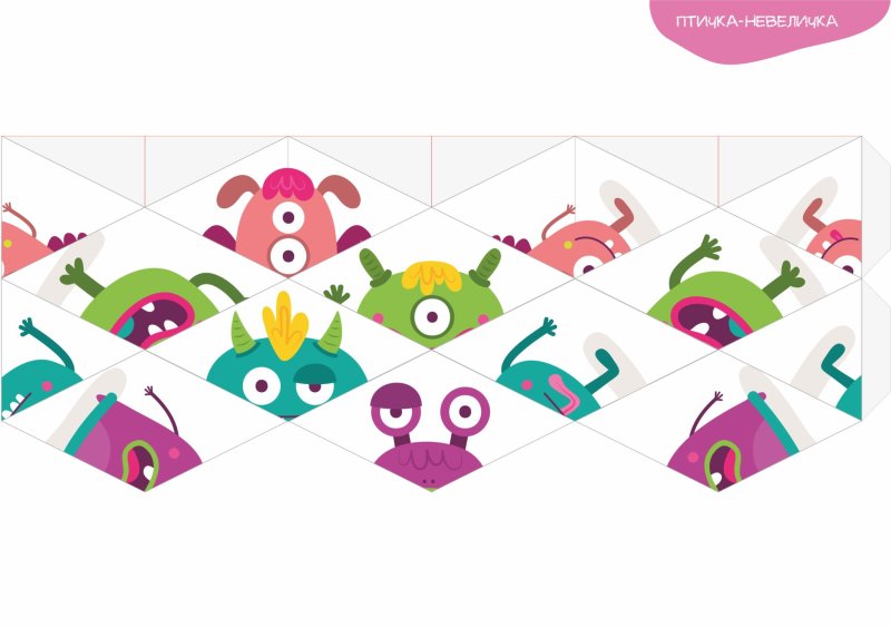 Шаблоны флексагонов