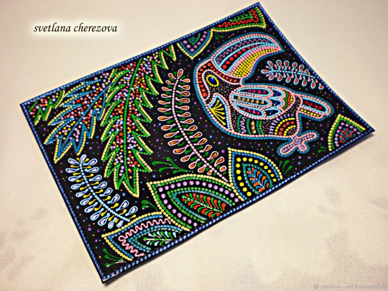 Светлана Черезова точечная роспись