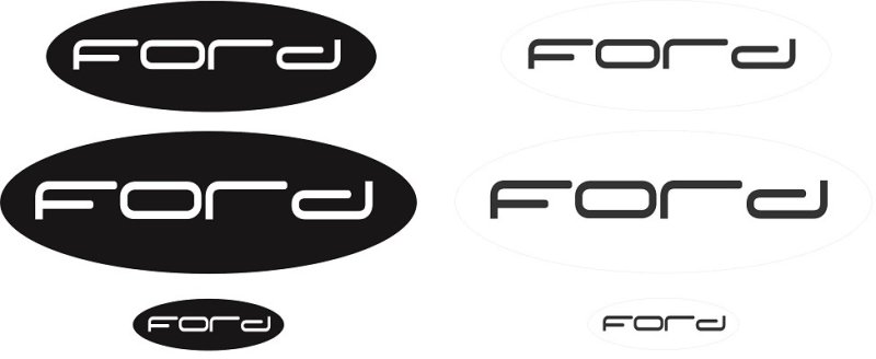 Надпись Форд