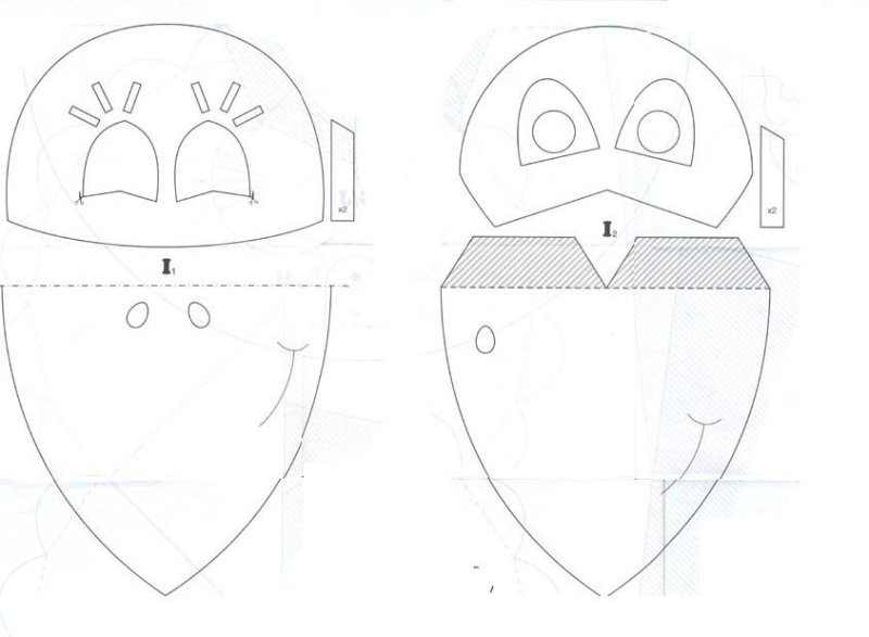 Маска клюв вороны