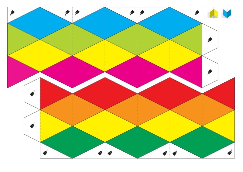 Схема флексагона