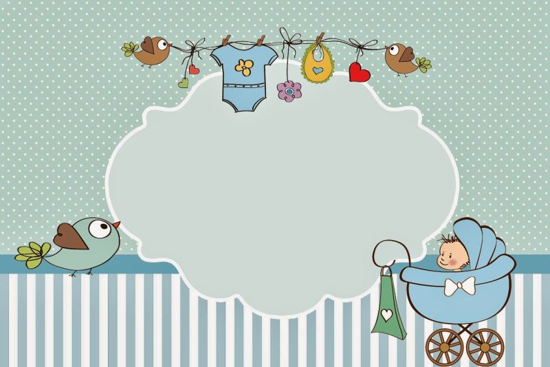 Фон для новорожденного мальчика