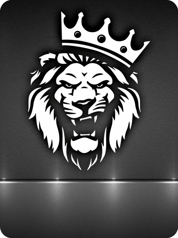 Наклейка Лев