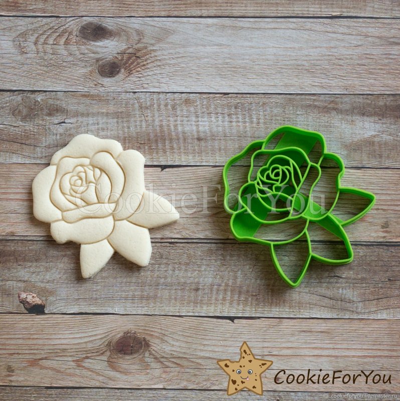 Вырубка для пряников цветы