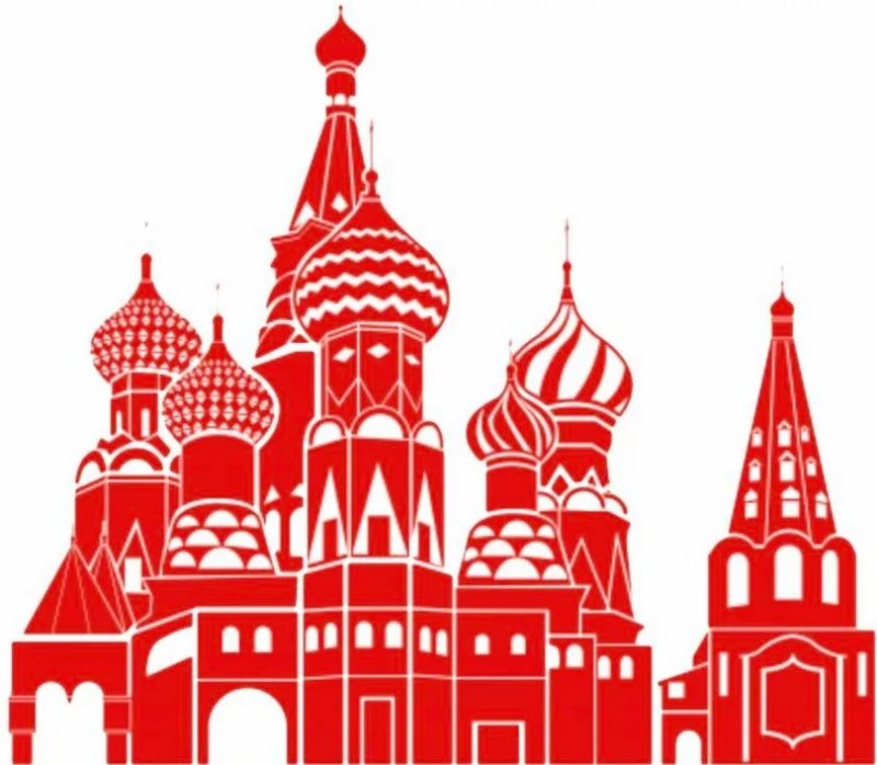 Собор Василия Блаженного вектор