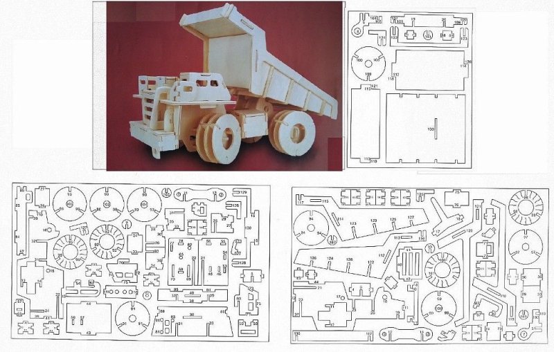 Автомобиль из фанеры чертежи