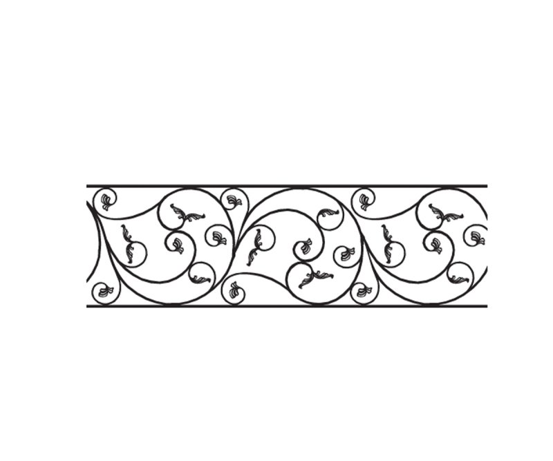 Растительный орнамент в ковке