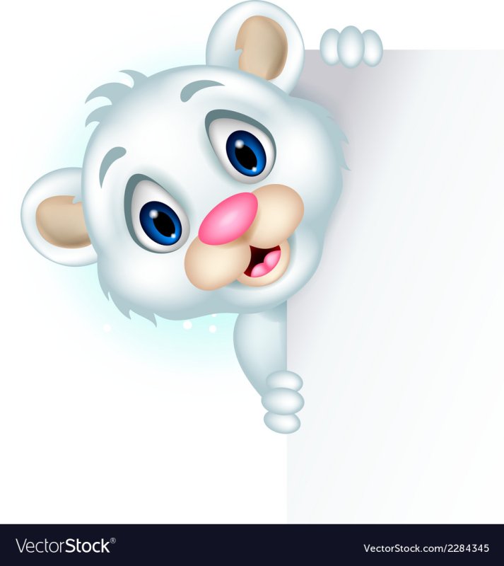 Мультяшка выглядывает