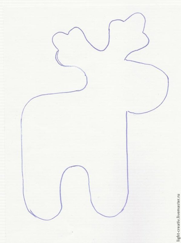 Трафареты для фетровых игрушек