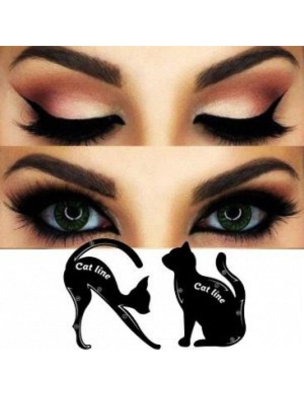 Кошачьи стрелки макияж