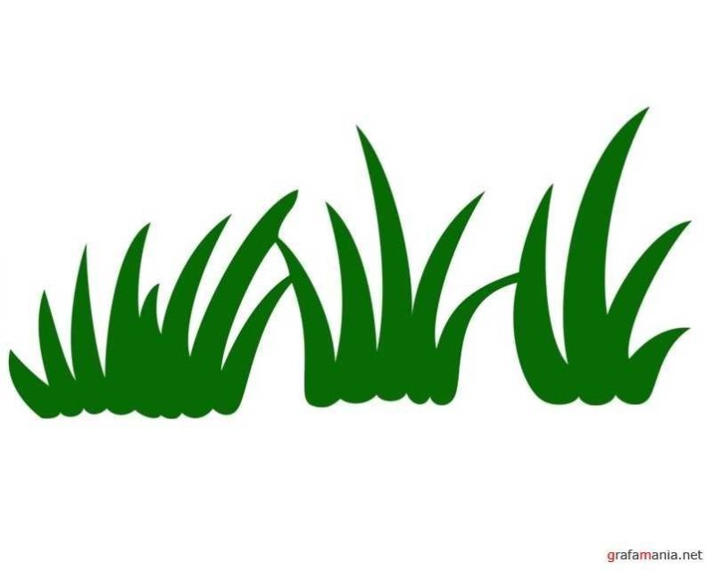 Трафарет травы