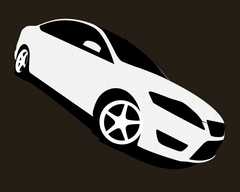 Форд фокус 2 седан вектор