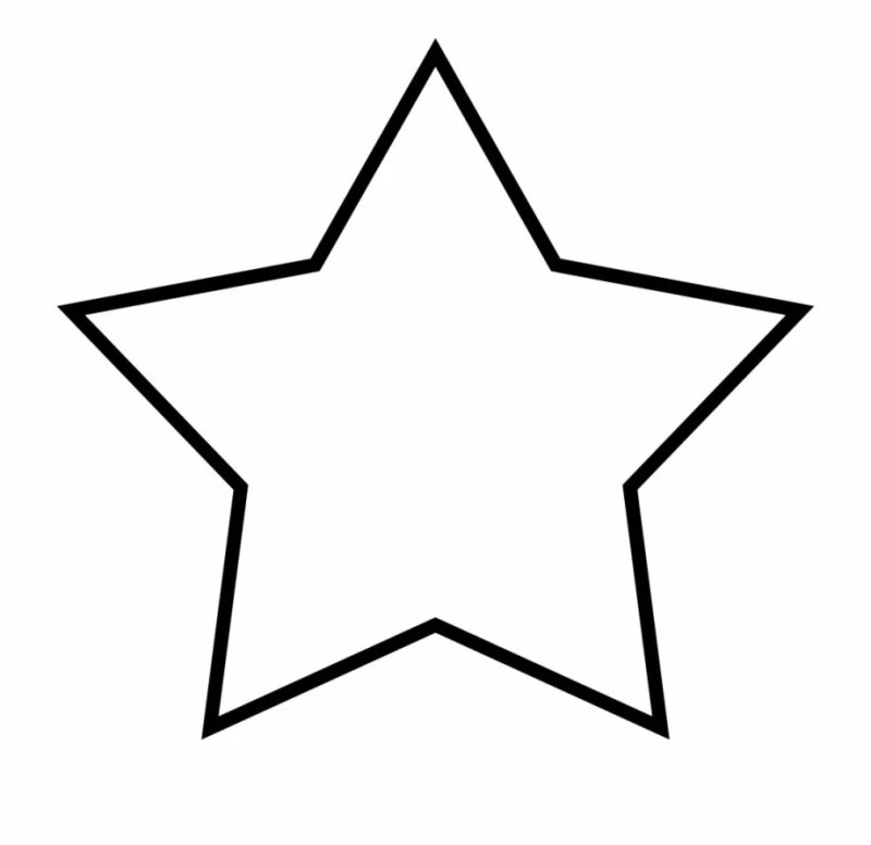 Звёздочки трафареты для вырезания