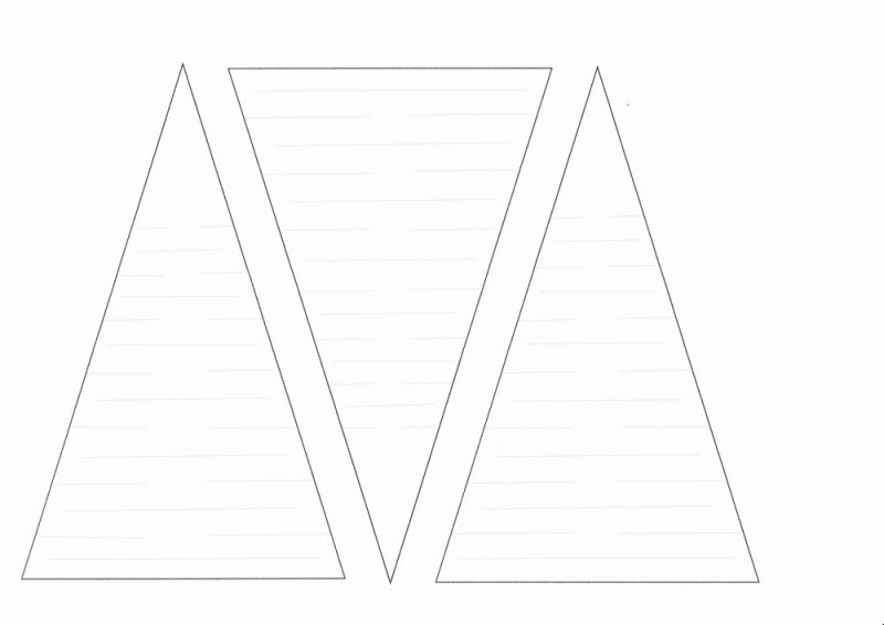 Треугольник для вырезания