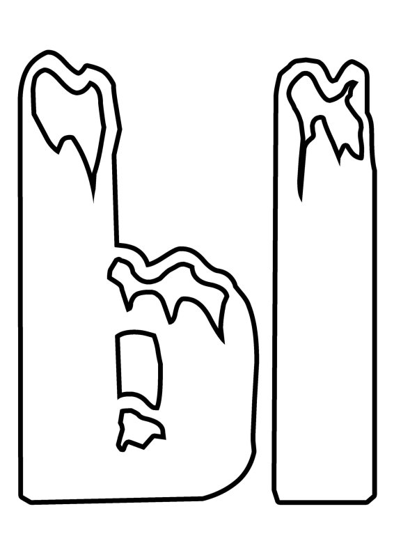 Трафареты на окна буквы новогодние