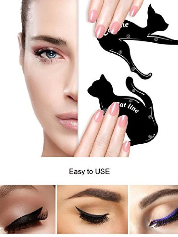Cat line трафарет для макияжа