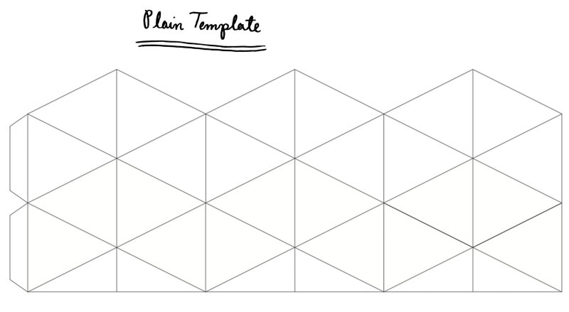 Трафарет флексагона