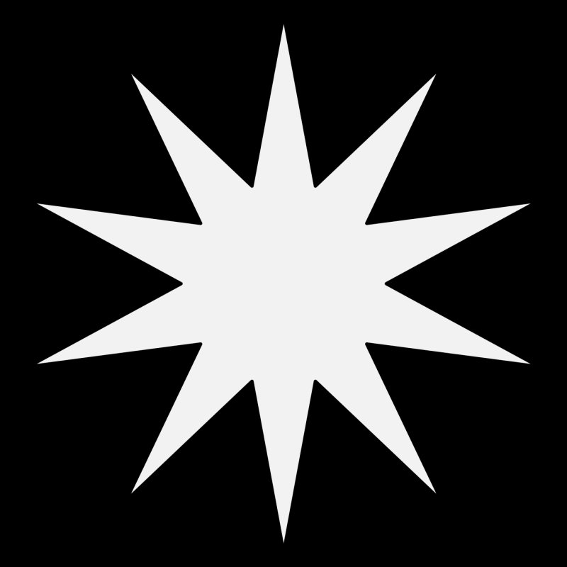 Трафарет звезды