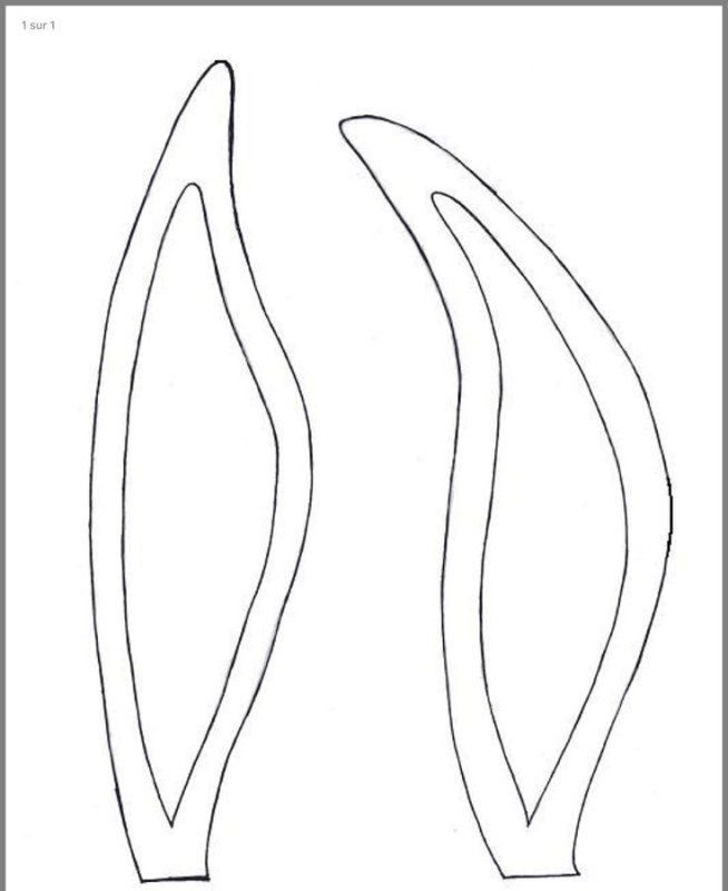 Макет заячьих ушей