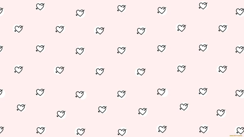 Фон с маленькими сердечками
