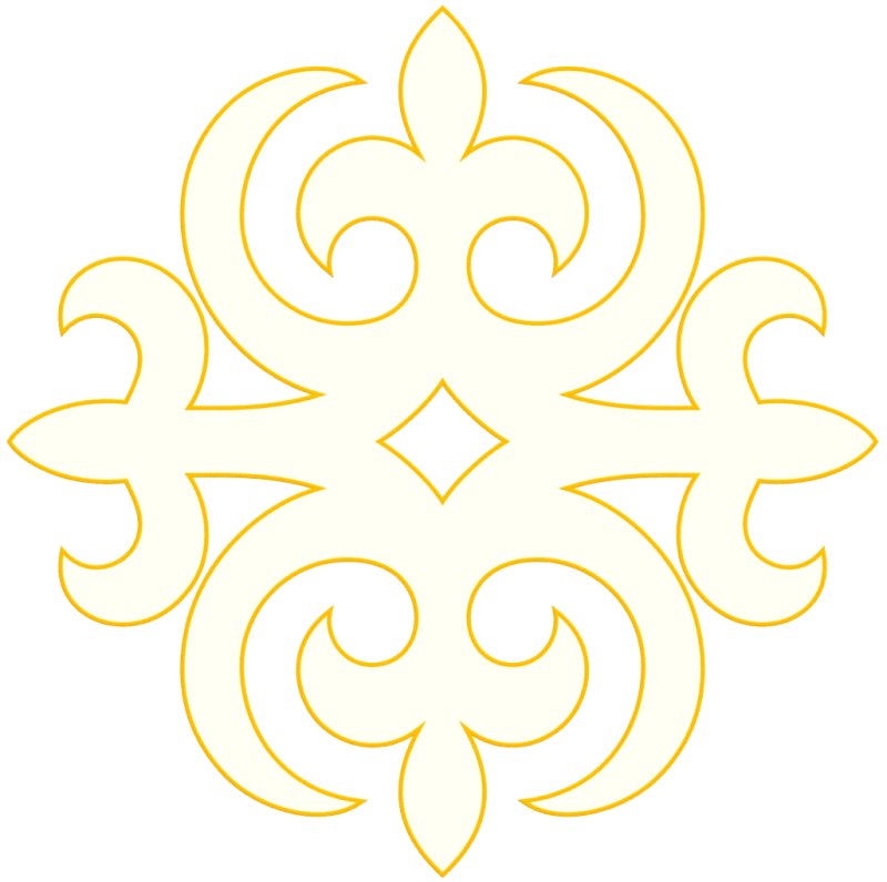 Адыгский орнамент контур