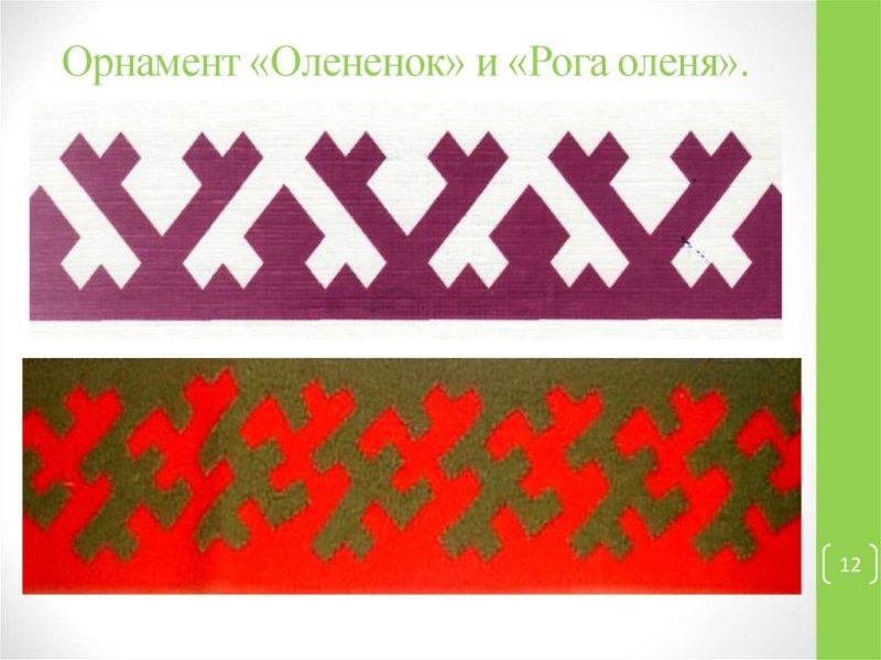Орнаменты народов Ханты и манси Оленьи рога