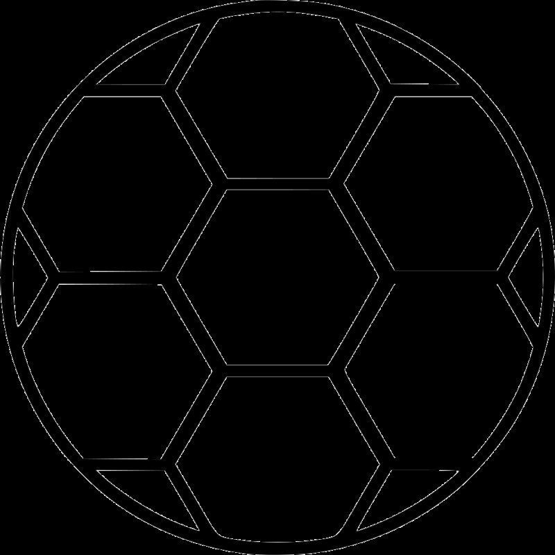 Мяч трафарет