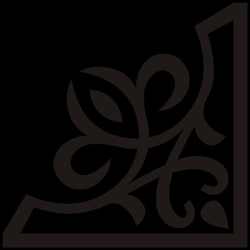 Казахский орнамент угловой