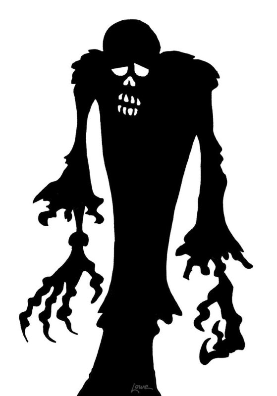 Силуэты на Хэллоуин