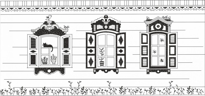 Наличники на окна рисунок