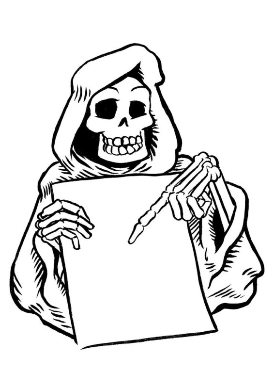 Раскраска Хэллоуин