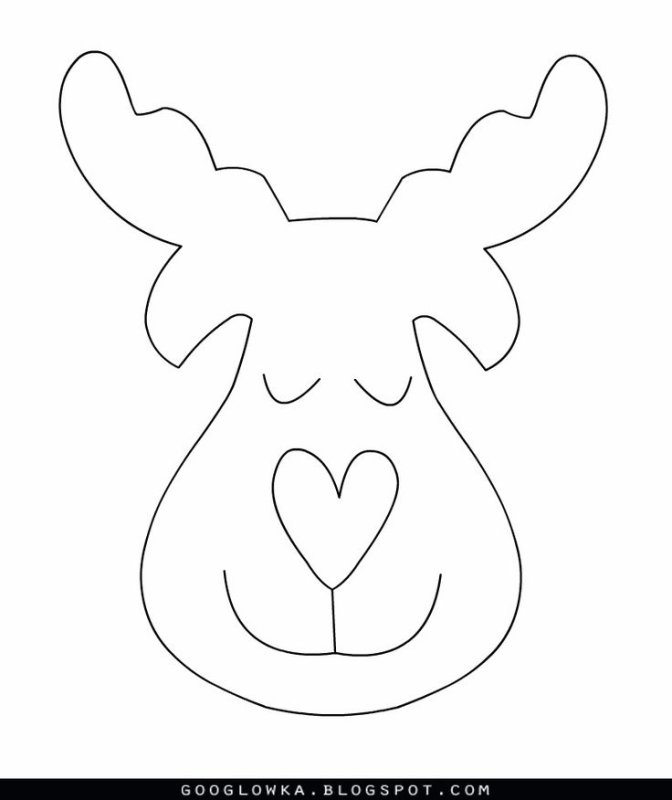 Елочные игрушки трафарет