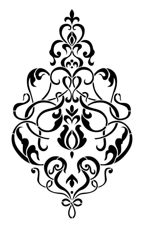 Трафарет вензеля