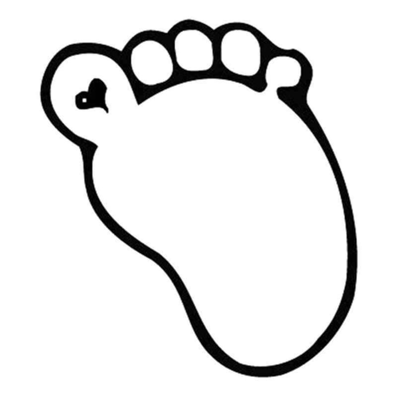 Трафарет ноги