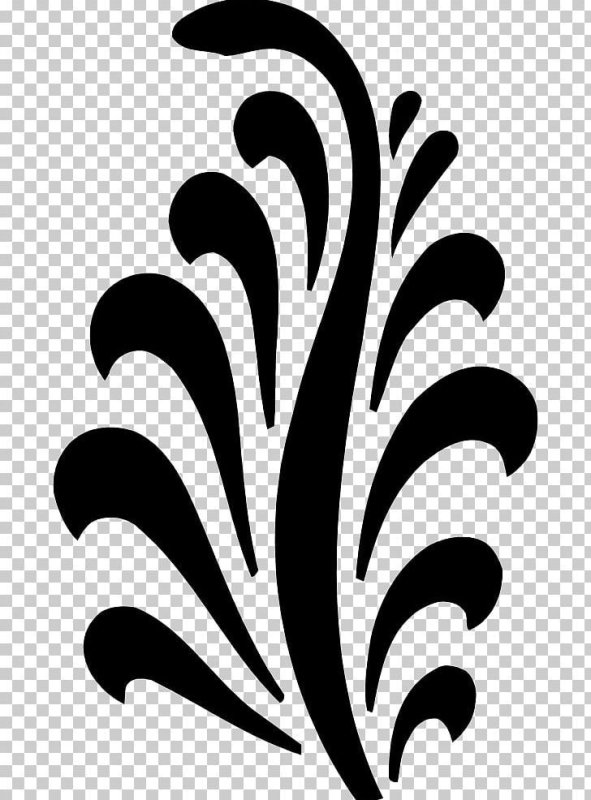 Трафареты узоров для стен