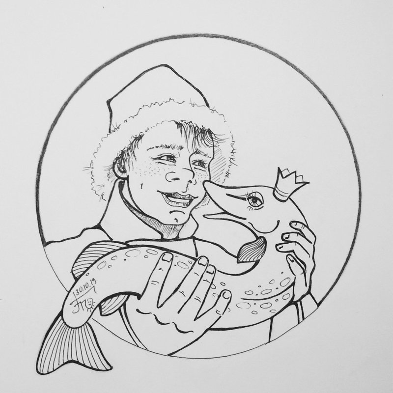 По щучьему велению раскраска для детей