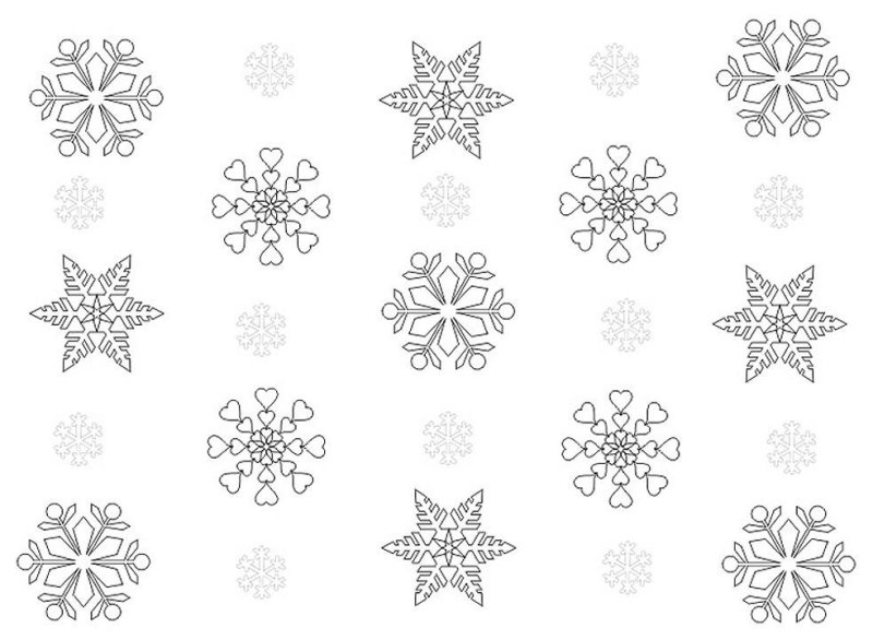 Снежинка рисунок