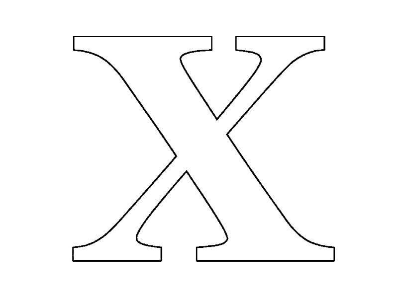 Римские цифры для вырезания