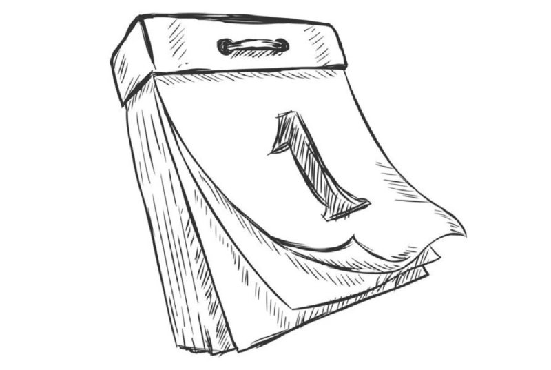 Календарь рисунок