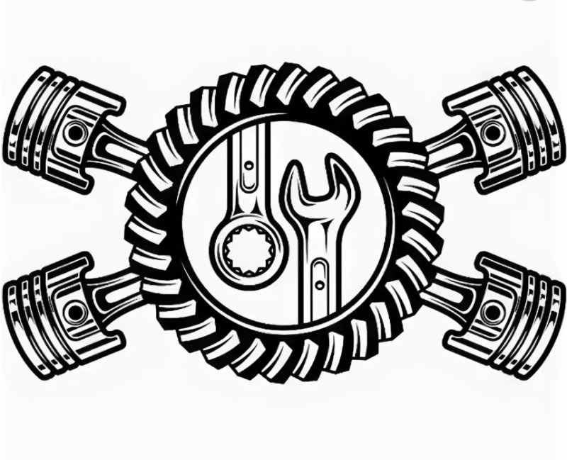 Эмблема автомеханика