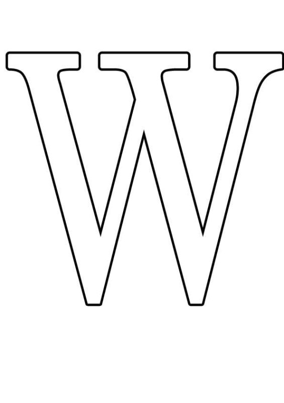 Английские буквы большие