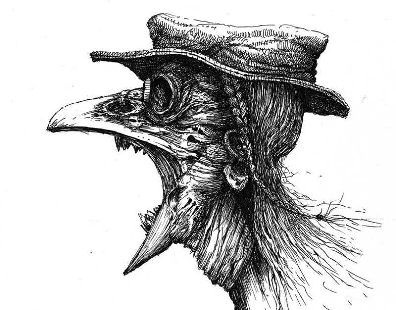 Чумной доктор скетч