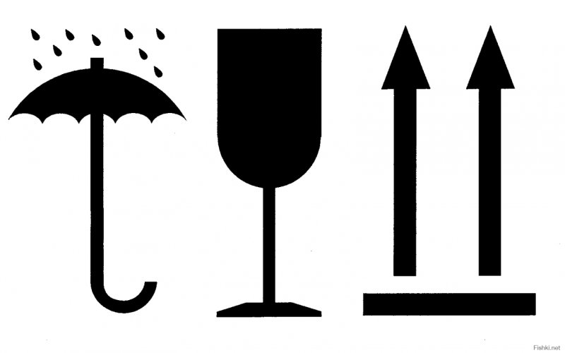 Манипуляционные знаки на маркировке транспортной тары