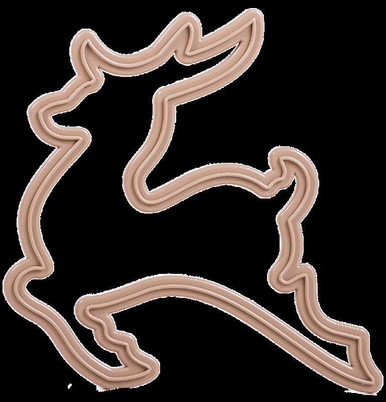 Форма для печенья олень