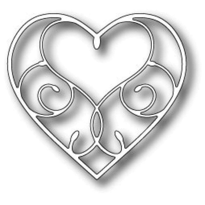 Трафарет сердечки